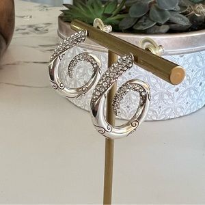 Brighton Cristalina Post Hoop Earrings